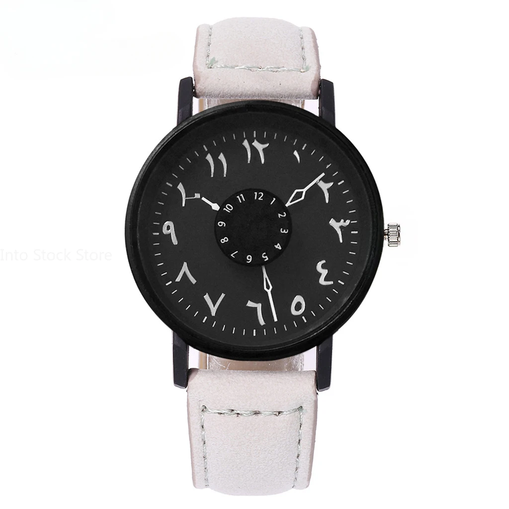 Mens Watches Luxury Brand Leather Wrist Watch for Men Arabic Numerals Date Casual Sport Quartz Wristwatch Relogio Masculino