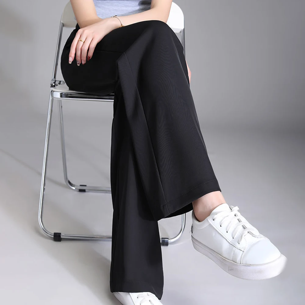 Length Pants Straight Trousers Pants Dating Daily Leisure Parties Shopping Casual Fashionable High Waist Loose