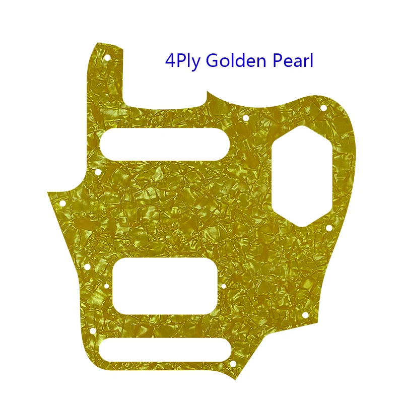 Pleroo Custom Guitar Parts - For US Jaguar SH Guitar Pickguard With Single And Humbucker Pickups Multi Color Choice