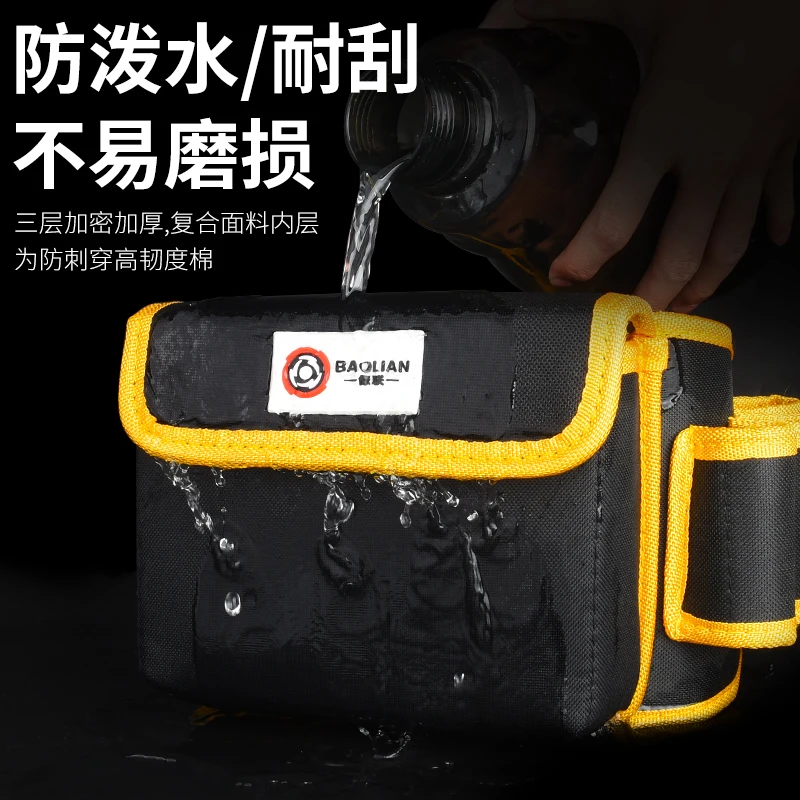 Portable Waist Tool Bag Repair Hardware Multi Function Canvas Electricien Tool Bag Toolkit Gereedschapstas Tools Storage