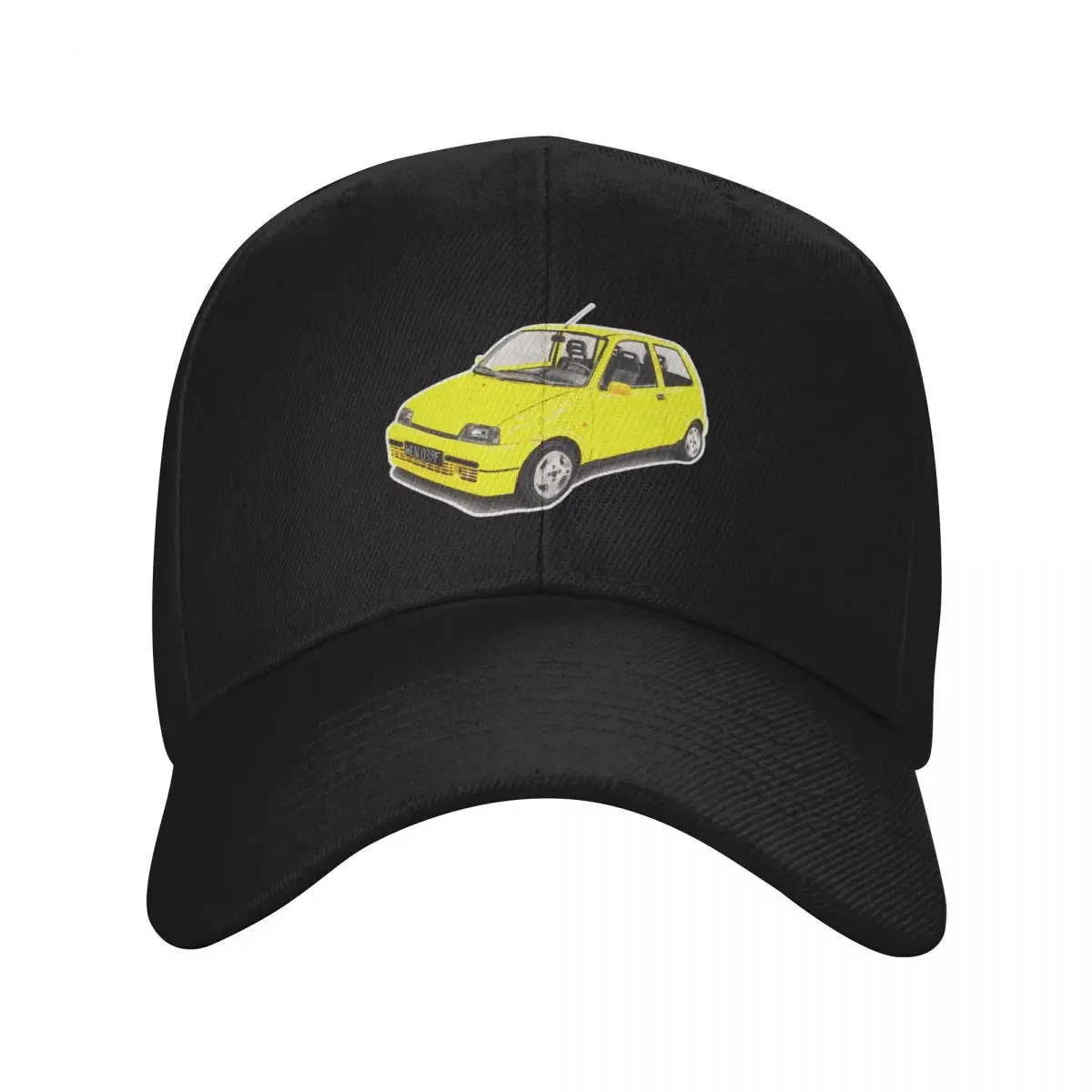

Yellow Cinquecento Baseball Cap Sports Cap Funny hats Bobble Hat hats on offer Caps Women Men's