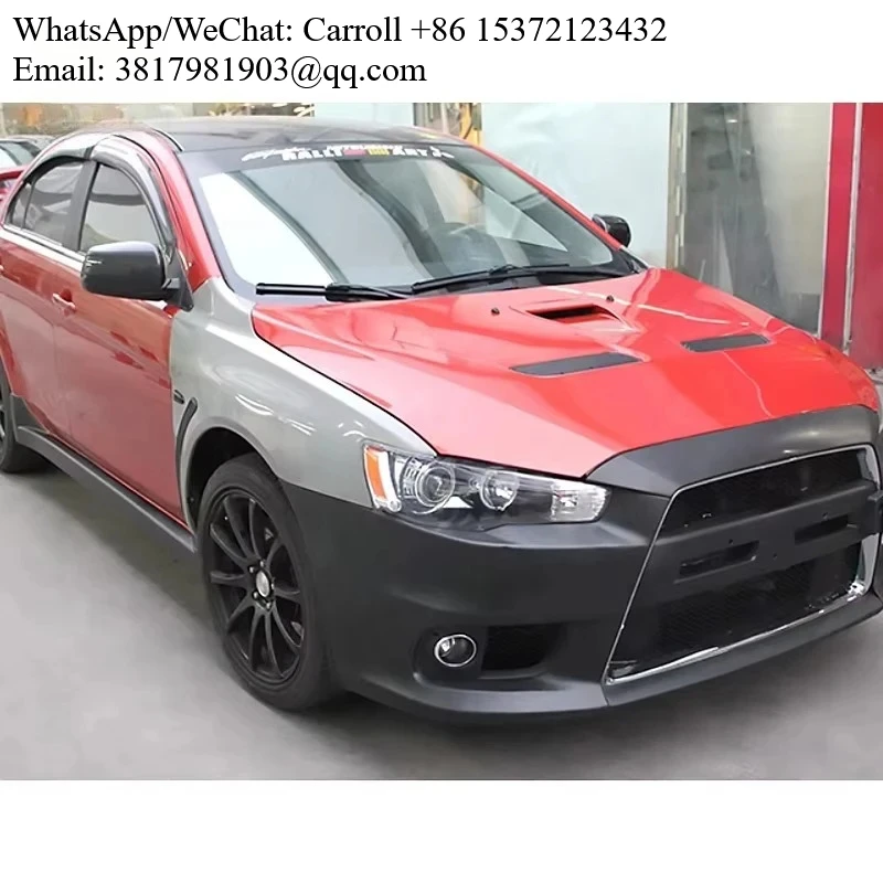 

Автомобильные крылья, железный материал для Mitsubishi Lancer 2009-2015, обновления в стиле EVO, передние крылья, бампер, внешние детали автомобиля