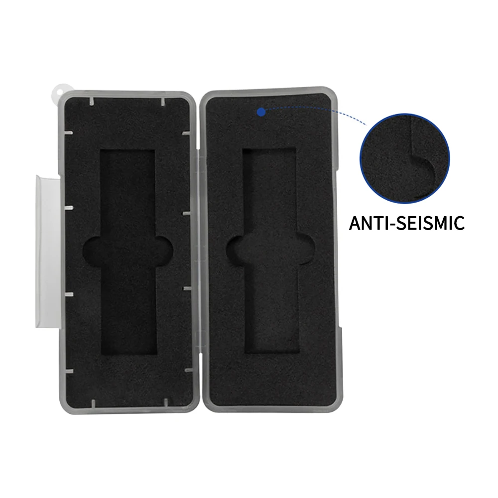 Waterproof M2 SSD Plastic Case Anti static Storage Box Storage Bracket Protection PP Box for 2 x M.2 NVME 2280 Solid State Drive