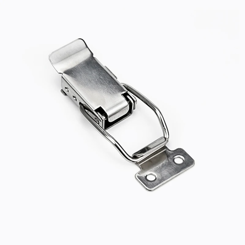 

304 Stainless Steel Clasp Lock, Tool Box Wooden Case Anti-Slip Clasp Lock Duck Beak Lock DK607-1