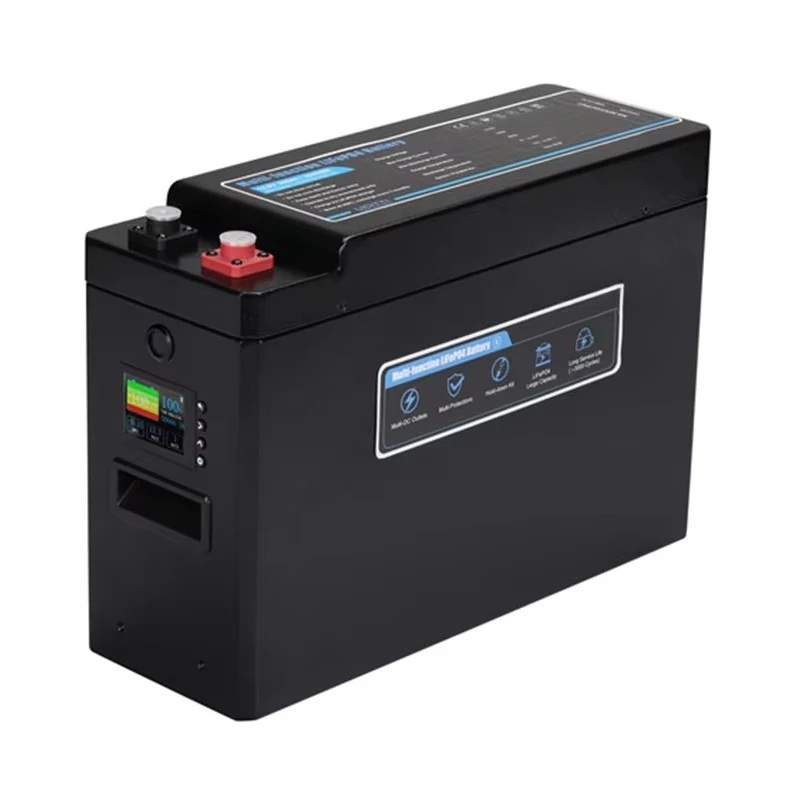 Lithium 12.8V 120Ah 300Ah 100Ah Slim Lifepo4 Battery With Volt  Batterie 200Ah