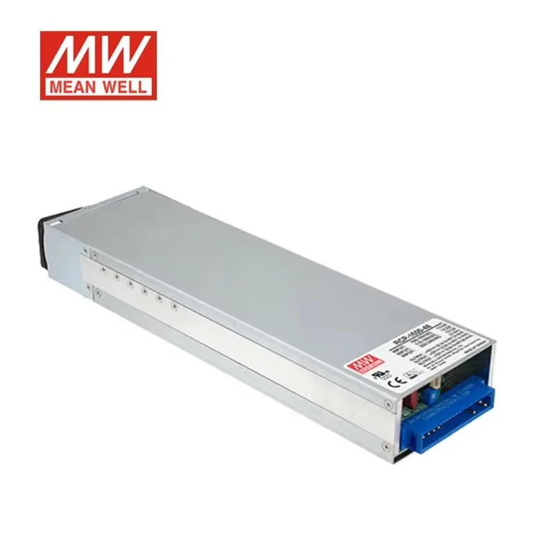 

Импульсный источник питания MEAN WELL серии RCP-1600 RCP-1600-12 RCP-1600-24 RCP-1600-48 1600 Вт, монтируемый в стойку выпрямитель на переднем конце