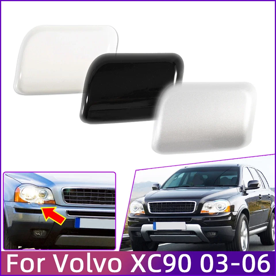 

Car Accessories Front Bumper Headlight Washer Cover Cap Headlamp Jet Spray For VOLVO XC90 2003 2004 2005 2006 30698208 30698209