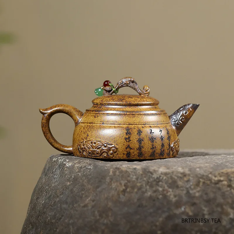 

270ml Chinese Tradition Yixing Purple Clay Teapot Beauty Tea Infuser Kettle Handmade Zisha Tea Pot Tea Set Household Teaware