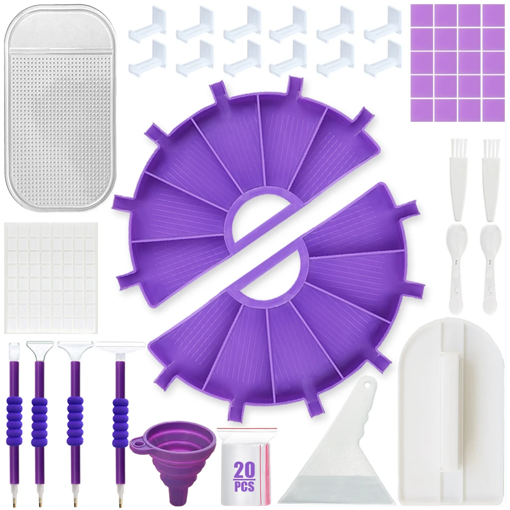 

Diamond Painting Trays Pen Beadable Novelty Accessories Multiplace Tips Tools Kit Set Dot Clearance Art Kits Mosaic Full Tool