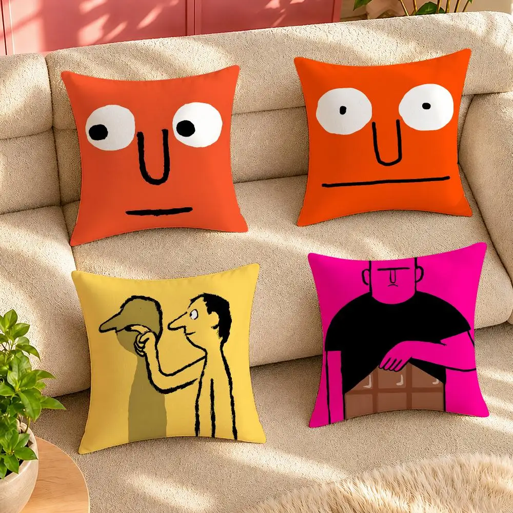 art Obras de arte modernas Frida Kahlo Cushion Cover Pillow Cover Decorative Throw Couch Home Decor for Living Room Sofa