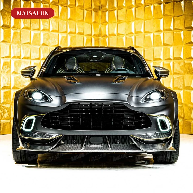 M‑Style Carbon Fiber Conversion Body Kit Front Lip Rear Diffuser Rear Spoiler Side Skirts Exterior Upgrade PartsCar Partsold‑to‑
