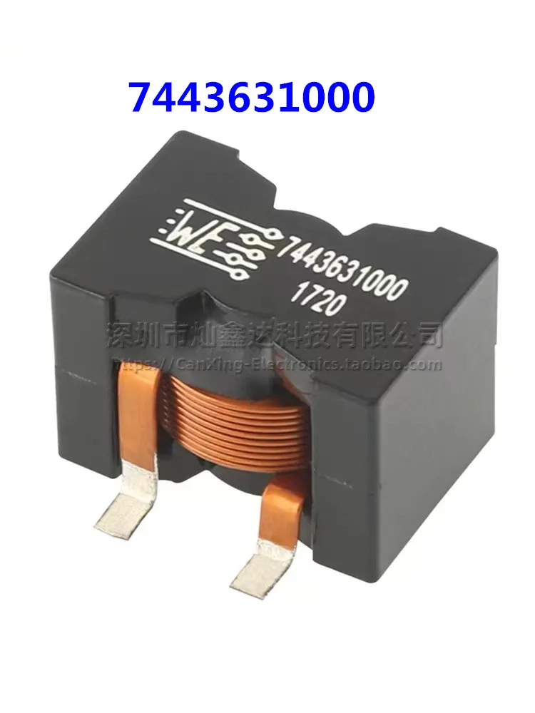 1-5PCS New 7443631000 Imported Patch Flat Copper Coil 10UH 16A Large Current Power Inductor Filter