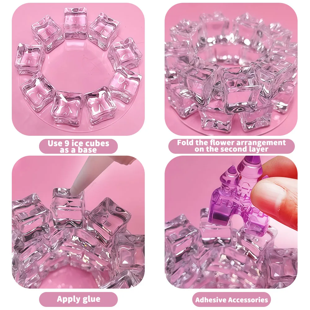 Kit porte-stylo en acrylique DIY | Porte-stylo fait main avec lumière | Jouets d'artisanat en cristal pour la fête des enfants | Jouets anti-stress pour adultes