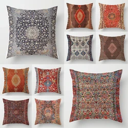 Moroccan style pillowcases with complicated patterns, living room sofa cushion covers, home pillowcase decoration