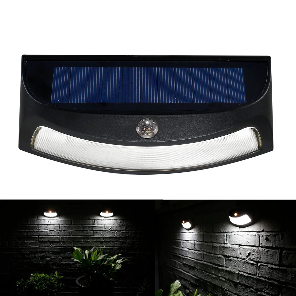 

Solar Wall Light Outdoor Waterproof Led Lamp Garden Pathway Lighting Eco Friendly Energy Saving Solar Powered Lights