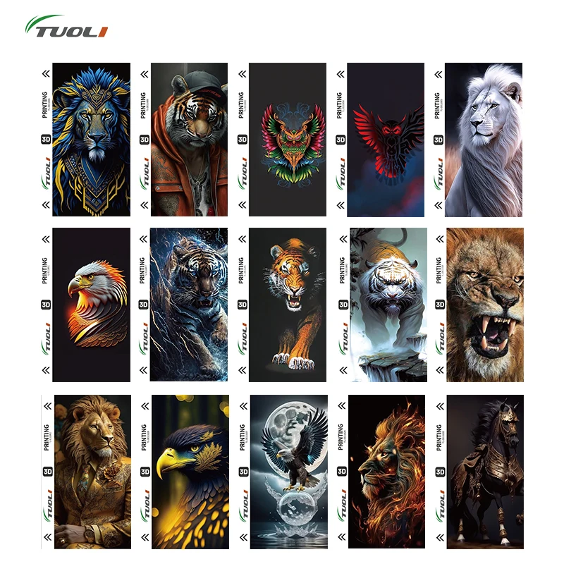 TUOLI 3D Animal Back Protective Film Phone Sticker Sheet Cover For Smartphone Skin TL168 TL568 TL518 TL168Plus Cutting Machine