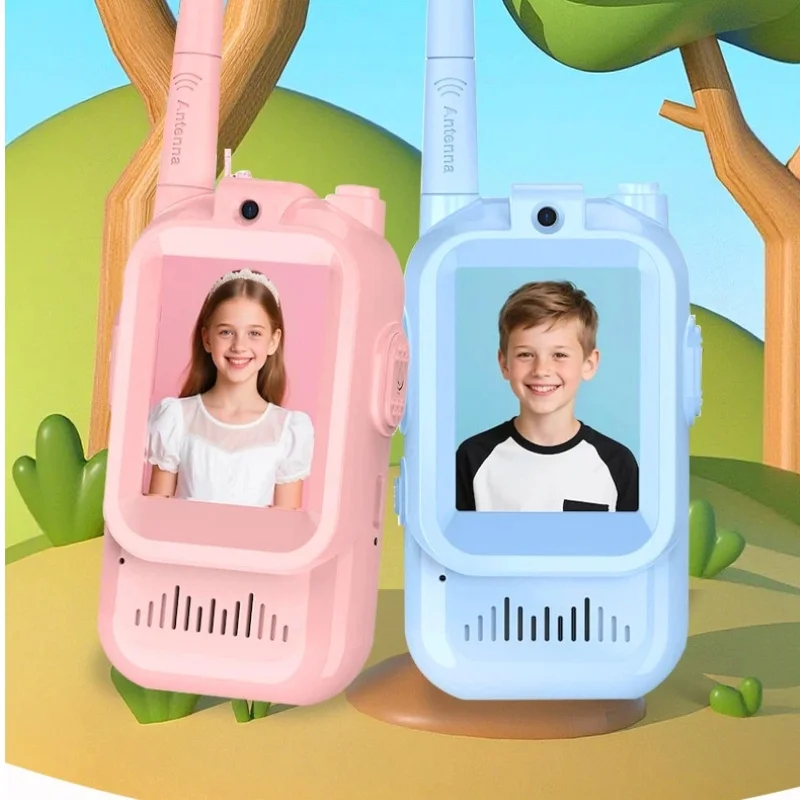 Simulatieapparaat Kinderen Video-intercom Ondersteuning Voice Photo MMS Lange afstand WiFi-speelgoed voor ouder-kind cadeau