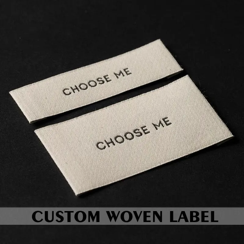 

Custom Garment Label for Shirt Jacket, Main Tags, Personalized Logo, Brand Name Dress Collar Labels, 23040703