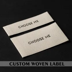 Custom Garment Label for Shirt Jacket, Main Tags, Personalized Logo, Brand Name Dress Collar Labels, 23040703