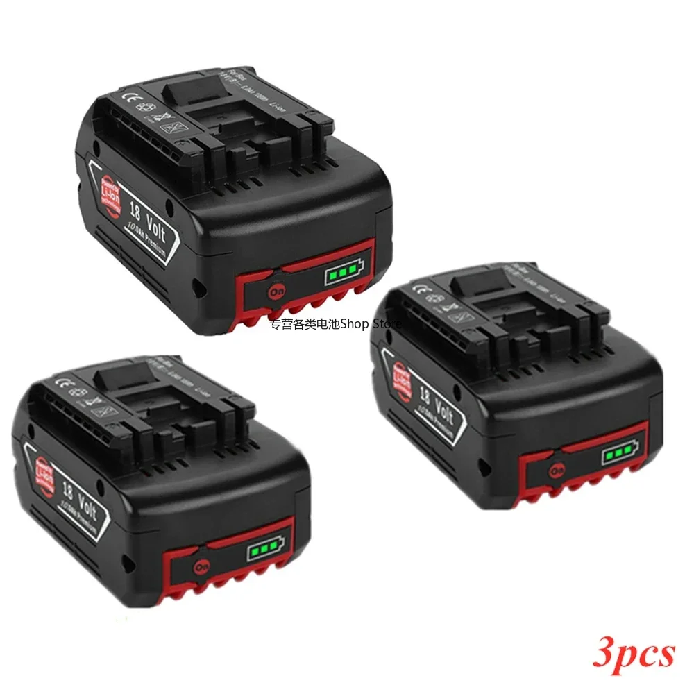 BOSwivel-Batterie au lithium-ion authentique, 18V, 10Ah, GBA 18V, 10Ah, professionnelle, GBA GSR GSB, BAT618, BAT609, avec jauge de carburant, nouveau