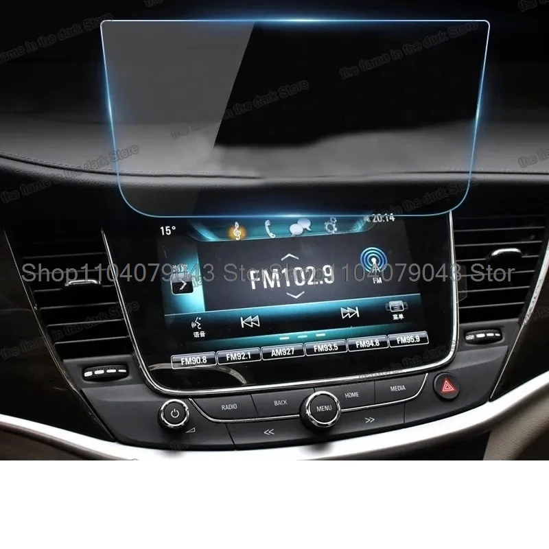 Tempered glass protector film For Opel Astra K/Vauxhall Astra K 2018 2019 Car radio GPS Navigation screen anti-scratch Interior  view 4