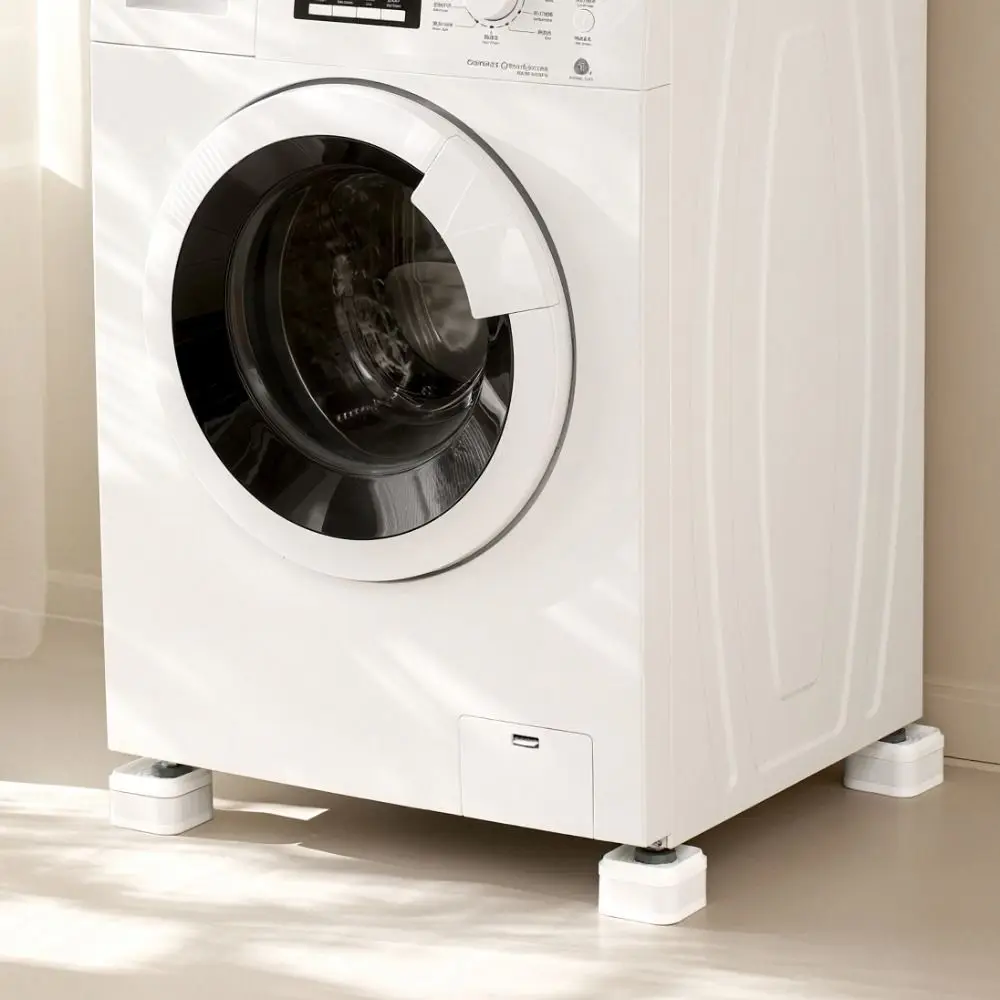 

4 шт., противоскользящая шайба, антивибрационная подушечка для ног, амортизирующая увеличивающая подушечка для ног стиральной машины, бесшумные демпферы