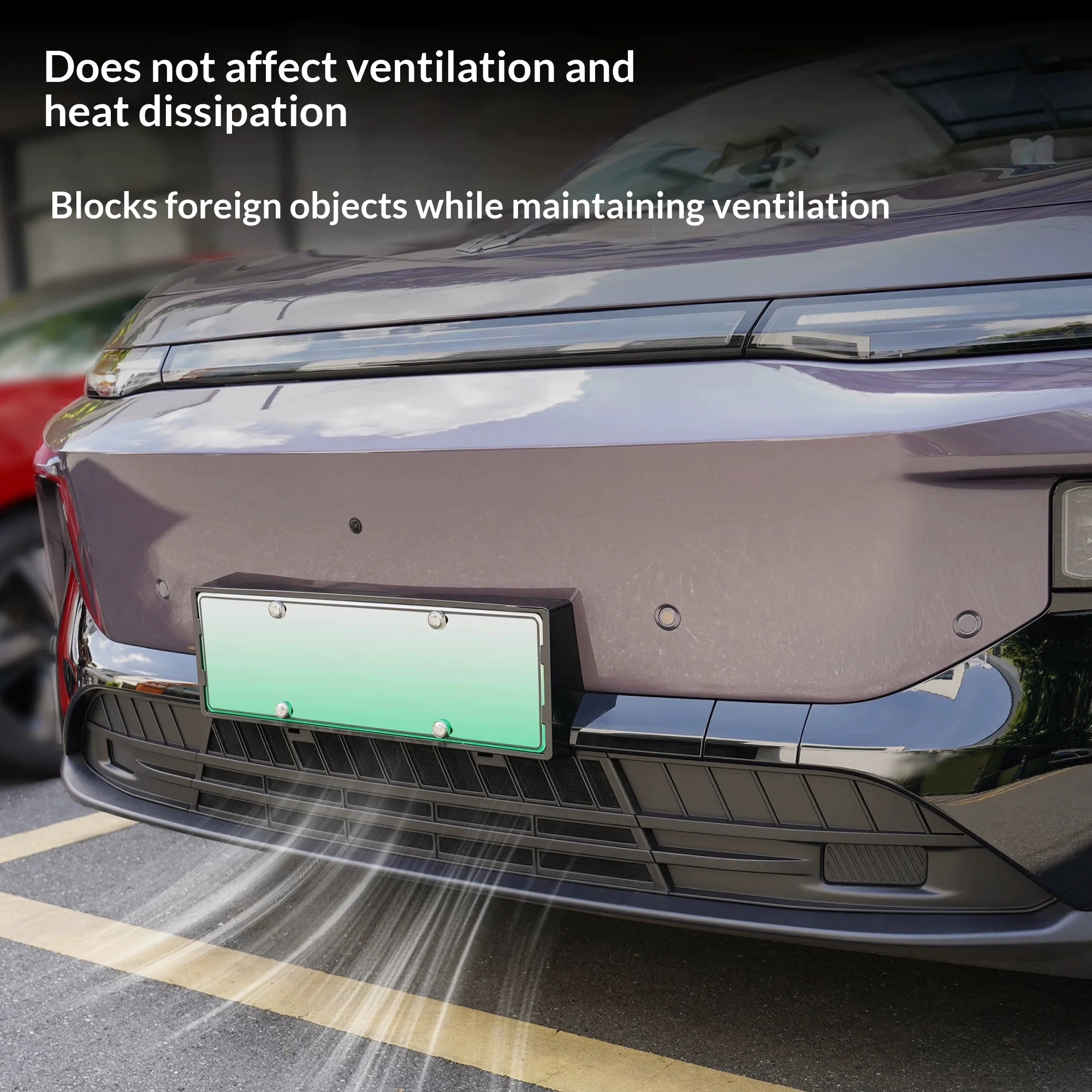 Picture 6: For Leapmotor B10 Car Split Buckle Front Grille Protector Auto Modification Accessories Insect Proof Net