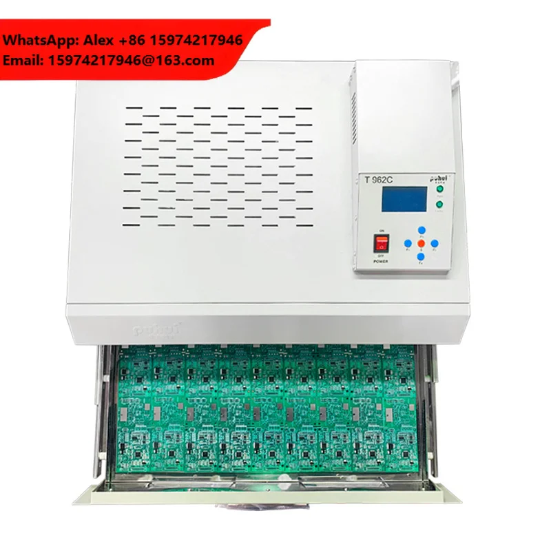 Puhui T962c Reflow Oven Lcd Ir Welding Equipment T-962c Soldadura Por Reflujo