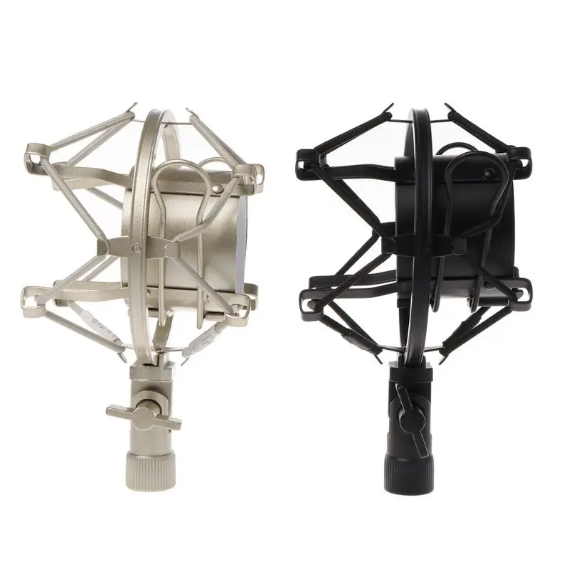 

Universal 50mm Microphone Shock Mount for 48mm-54mm Diameter Condenser Mic Dropship