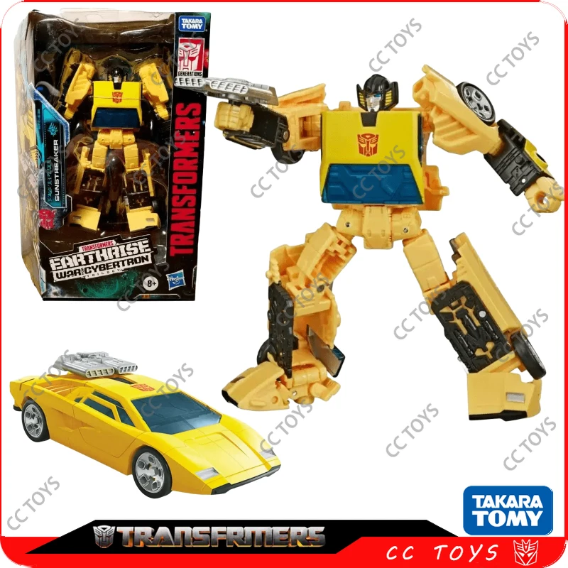 

В наличии Takara Tomy Трансформеры игрушки Earthrise серии WFC-E36 Sunstreaker экшн-фигурка робот коллекция хобби детские игрушки