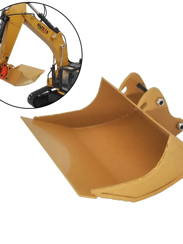Nouveau seau de pelle plat large en métal RC pour Doube E EC160 E010 E111 HUINA 1592 1535 1550 1580 1593 1594 1599 pièces de pelle RC