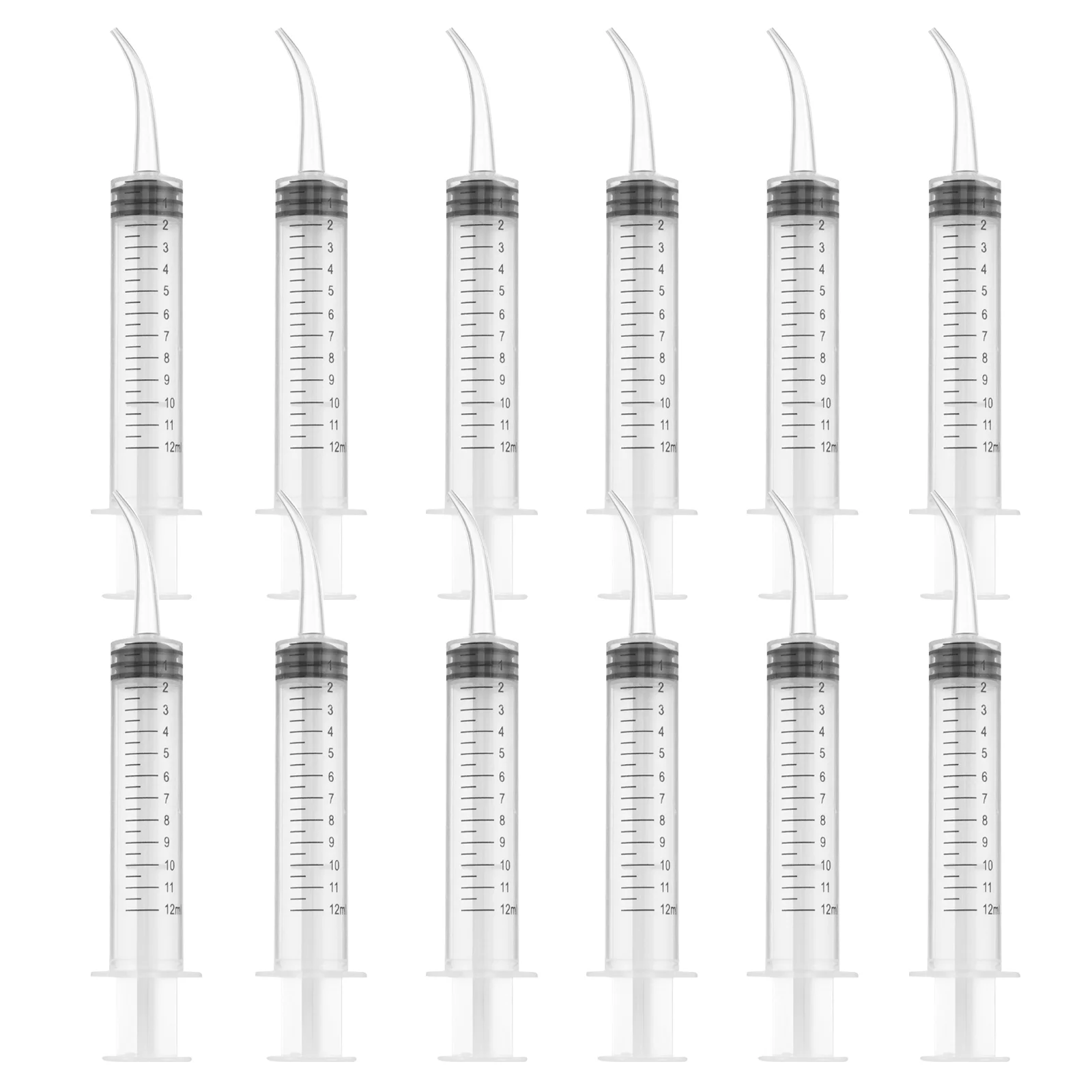 

12 Pcs Feeding Craft Tube Reusable Portable Food Injector Pet Dog Liquid for Small
