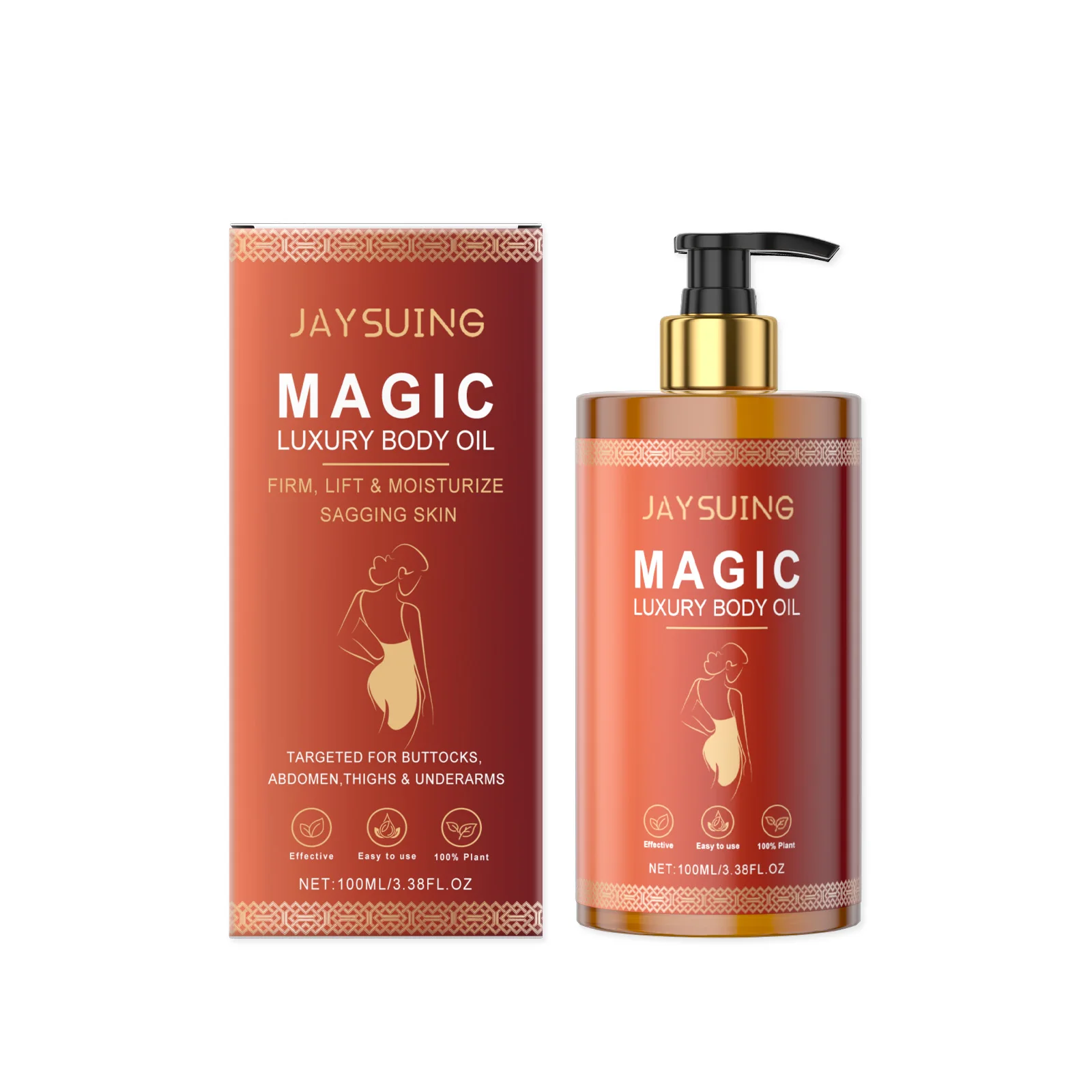 Picture 3: Magic Body Firming Oil Skin Tightening Anti-Aging Refreshing Abdomen Thigh Improve Elasticity Hydrate Anti Cellulite Massage Oil