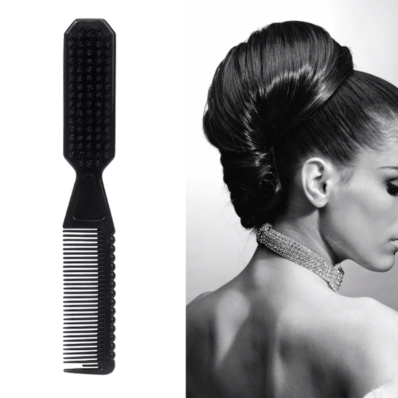 2 in 1나일론 브리슬 헤어 클리닝 브러시 넥 더스터 깨진 손쉬운 헤어 스타일링 스타일링을 위한 빗 제거 Frizz Dropshipping