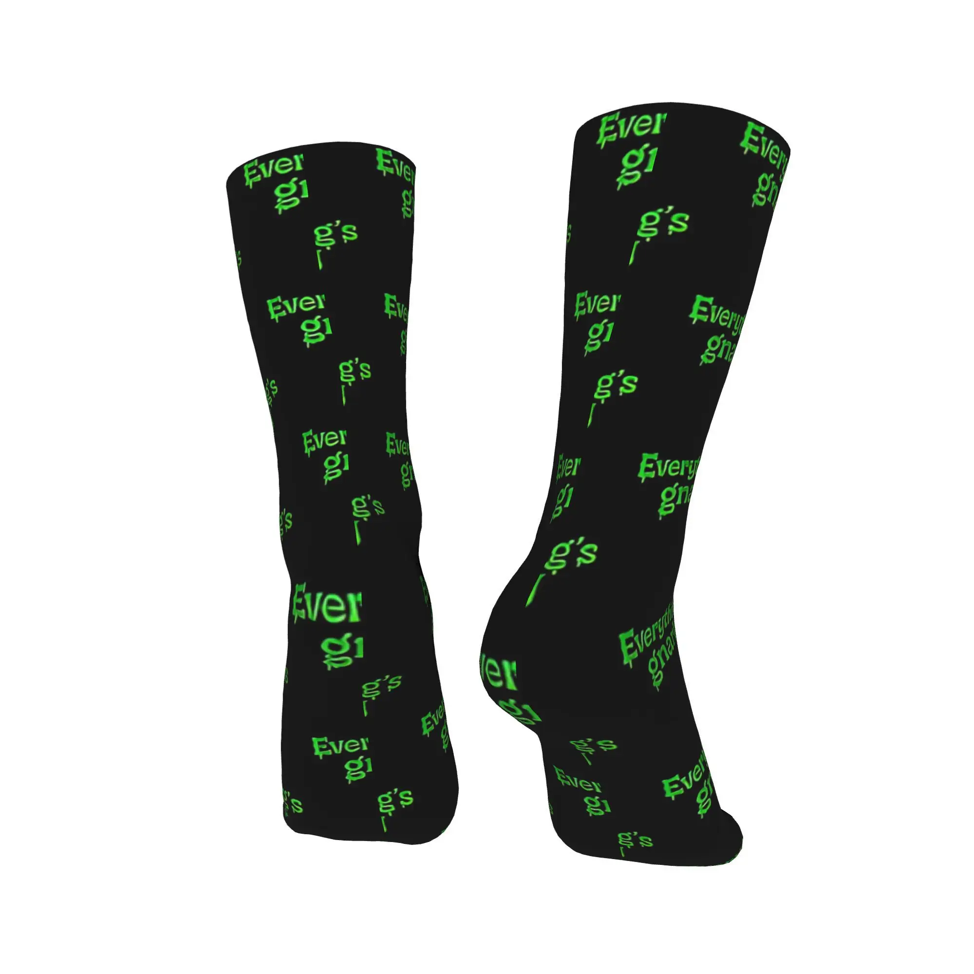 Couple Socks Everythings gnarly Katseye  Stockings Winter Gothic Breathable Socks Pattern Outdoor Non Slip Socks