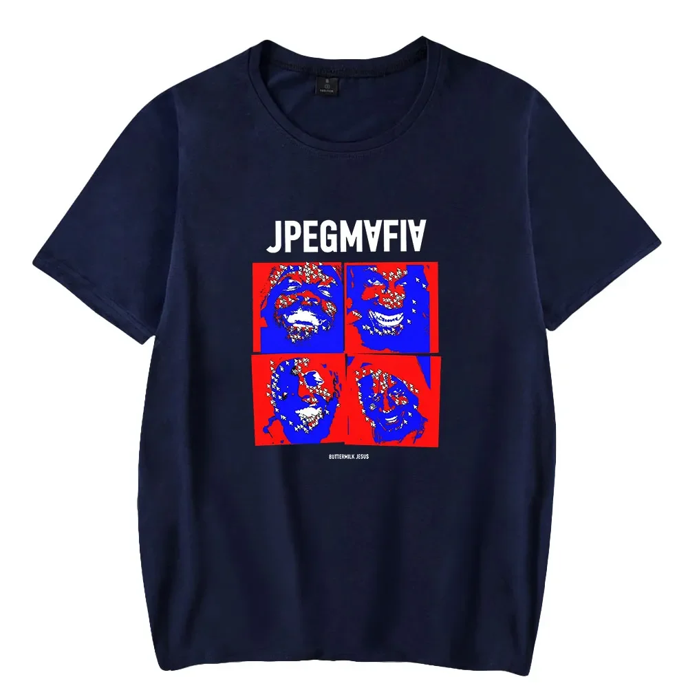 

2023 New Jpegmafia Rapper Merch Print T-shirt Unisex Crewneck Fashion Casual HipHop Style Short Sleeve Tee