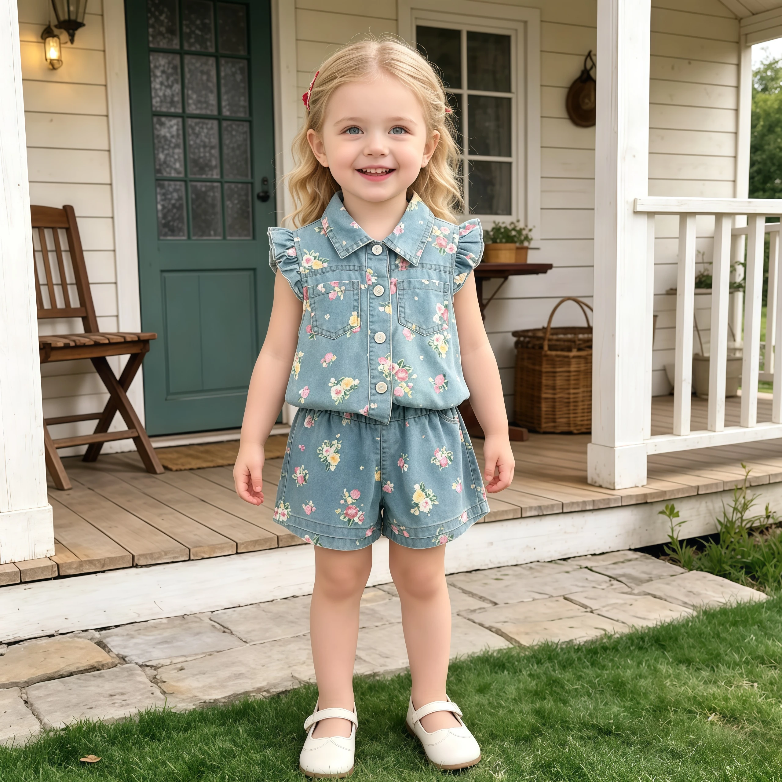 Toddler Girls Clothes Baby Summer Outfits Ruffle Sleeveless Shirts Tops With Shorts Set For Fashion Casual Children's Clothing