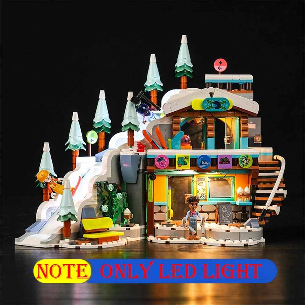 

Girl Led Light Kit For 41756 Friends Holiday Ski Slope and Cafe Not Include Building Block(Only Lighting Set)