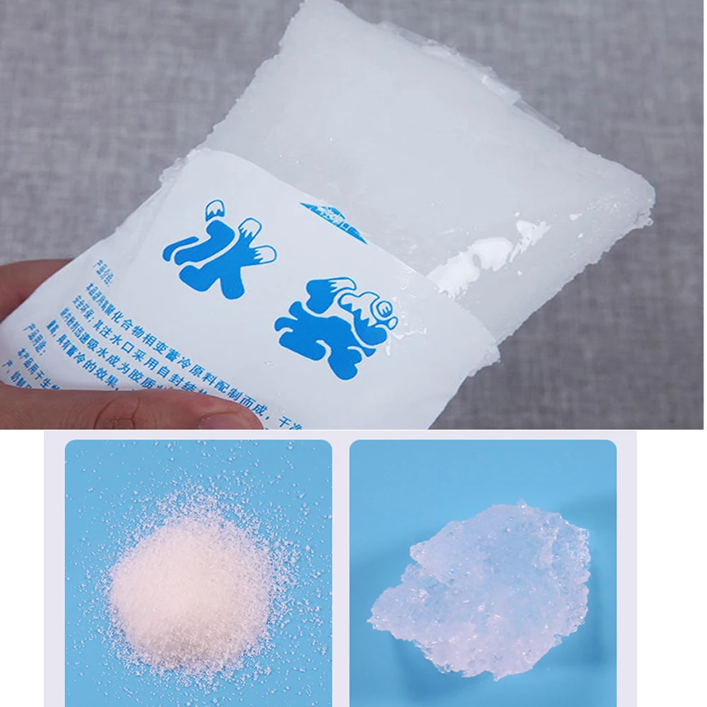 Reusable Thickened Ice Pack Food Keep Refrigerate Icing Bags Cold Compress Water Injection Cooler Bag Gel Dry