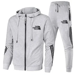 2024 Spring And Autumn Men's Suit Two-Piece Tracksuit Casual Sports Jacket+Trousers Running Sets Sports Suit Hoodie Sportswear