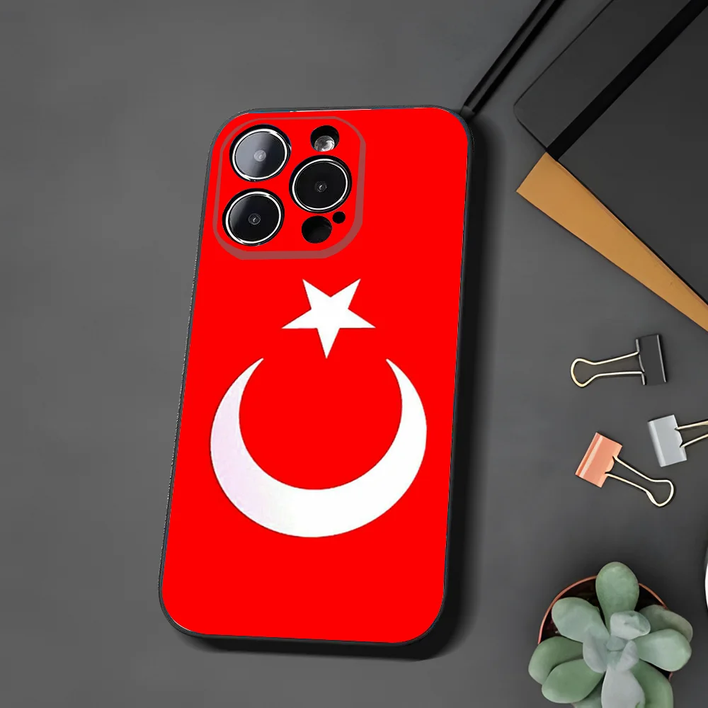 T-Turkish T-Turkey Flag Designs Phone Case For Xiaomi 11 Redmi Note 11 5G 8T 9A 9 10T Note8Pro Note9 12SUltra Black Case