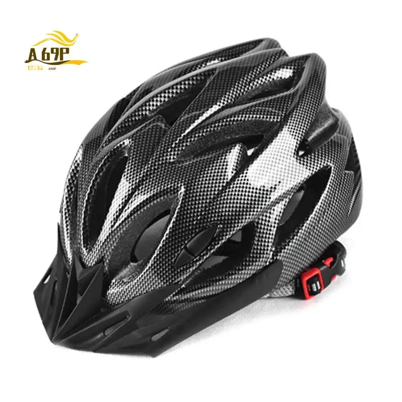 A69P-Adjustable Unisex Bike MTB Helmet With Comfort Liner Lightweight Hollow Ventilation Vents Bicycle Safety Helmet