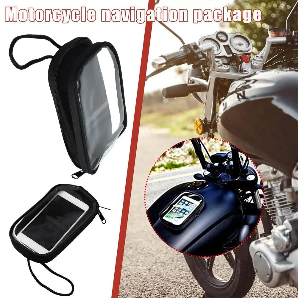 Magnetic Motorcycle Tank Bag Waterproof Motorbike Saddle Bag Single Shoulder Bag Backpack Luggage Phone Case For IPhone M6U3