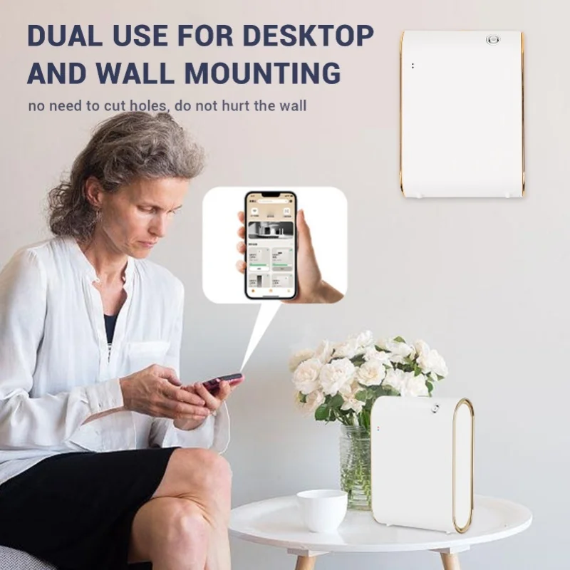 Smart Scent Machine ABS Automatic Aromatherapy Essential Oil Diffuser With Timer For Home Hotel Office 110V-220V US Plug