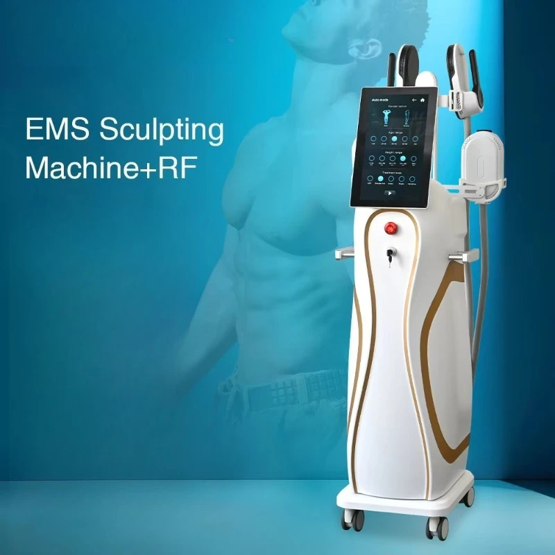 EMS Body Contouring Machine 4 Handles Professional Fat Reduction Muscle Toning Device for Aesthetic Clinic