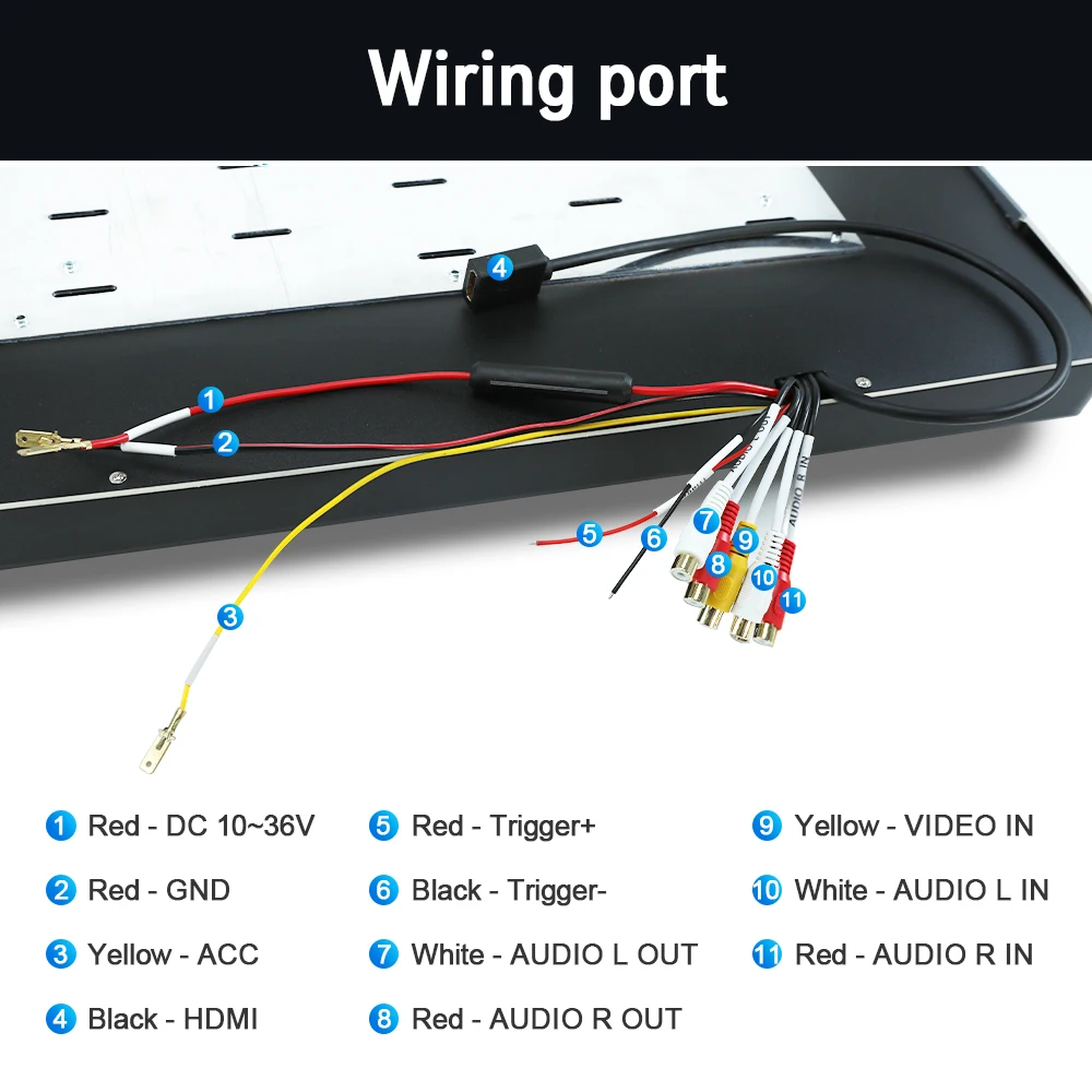 18.5inch IPS Touch Screen Motorized  Roof Mount Monitor Player for Motorhome RV Car Support TV