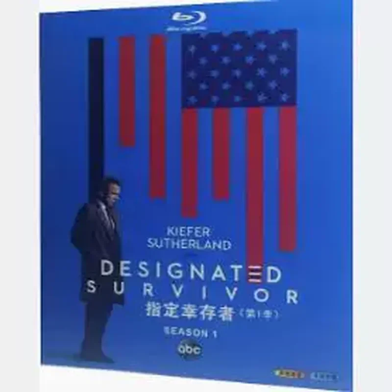 Blu-ray Ultra HD American TV Series Designated Survivor Seasons 1-3 BD Disc 8-CD Box Chinese and English Traditional