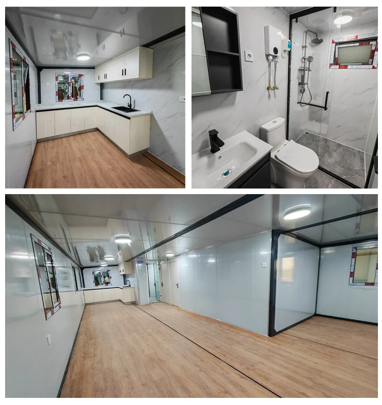 40Ft Luxury Villa Ready Made Prefab Expandable Container Home for Sale 2 3 4 5 Bedroom Prefabricated Tiny Mobile House Price