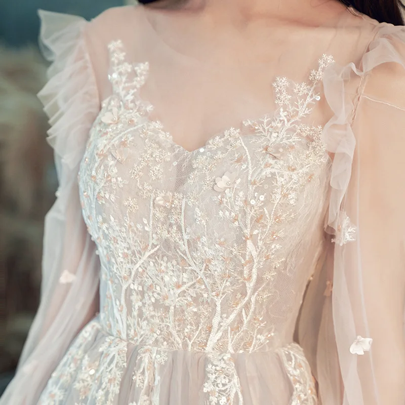 Bequemes, leichtes, durchsichtiges, dünnes Abendkleid für Damen, Abschlussfeier, Geburtstag, Abschlussball, Bankett-Abendkleid