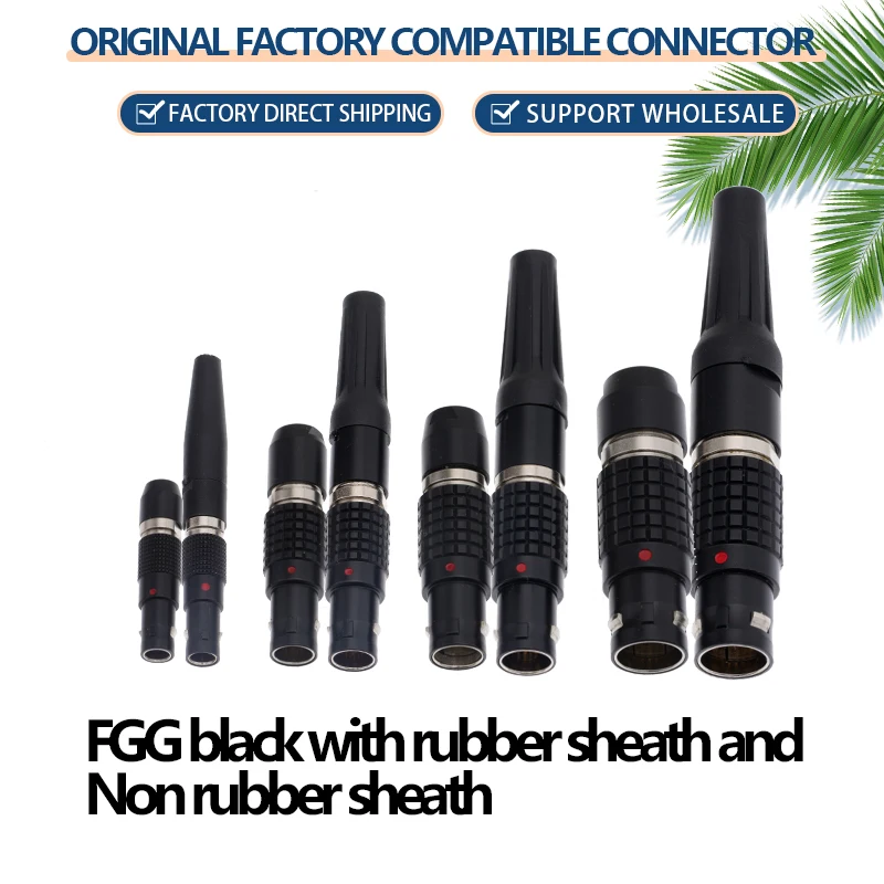00B 0B 1B 2B FGG Silver Black Aviation Metal Plug, 2 3 4 5 6 7 8 9 10 12 14 16 18 19 26 32 Pin Push-Pull Self-Locking Camera Plu